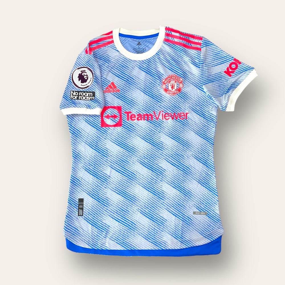 NWTs Adidas Manchester United Blue 21/22 Player Edition Away Jersey | Size Large